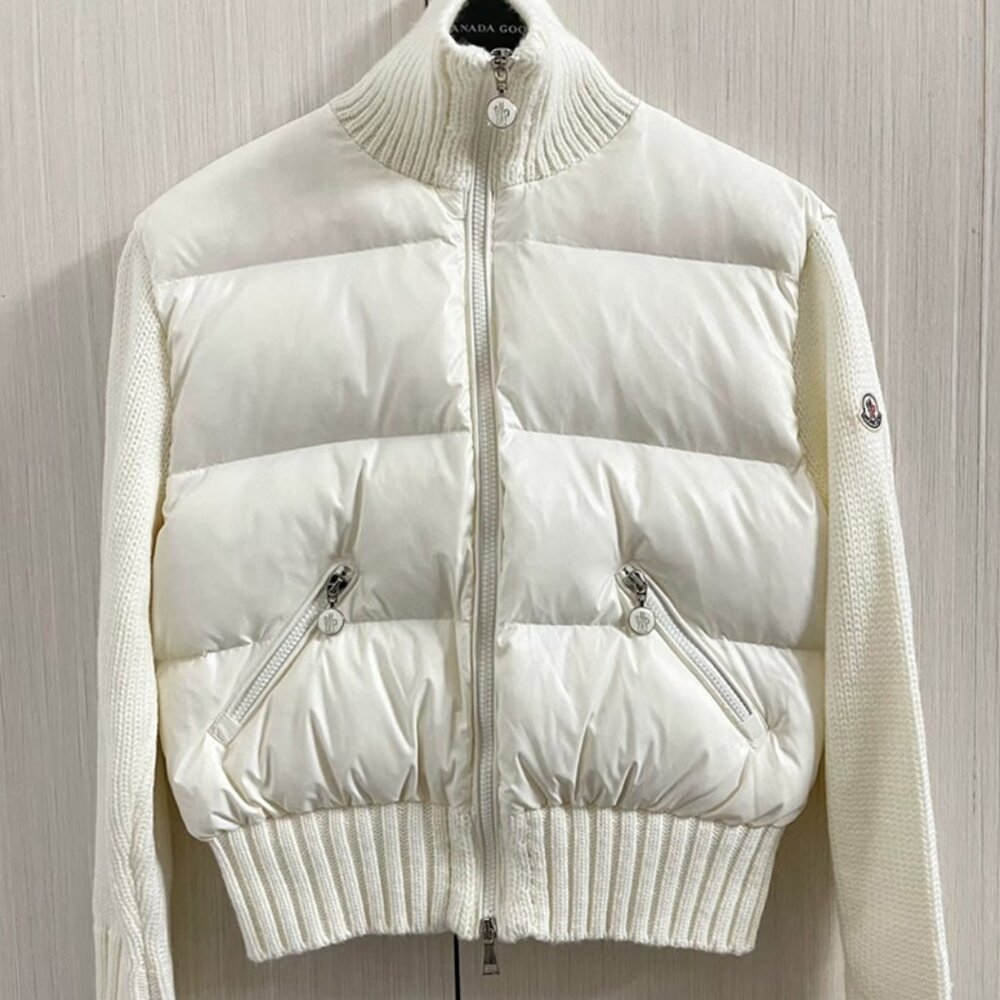 Moncler Knitted Warm Down Jacket Classic Jacket